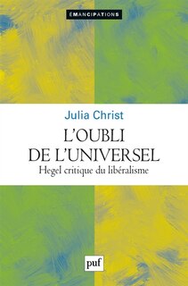 Couverture_L' oubli de l'universel