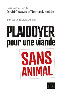 Front cover_Plaidoyer Pour Une Viande Sans Animal