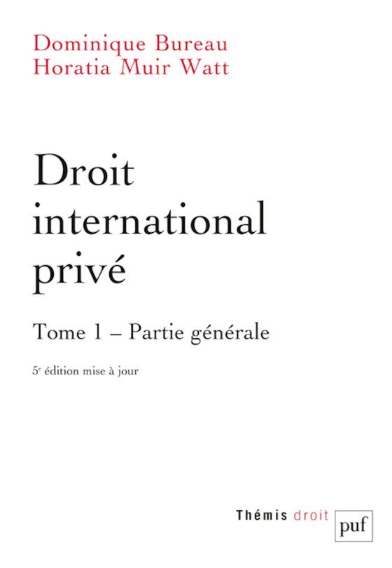 Front cover_Droit International Privé, T. 01 [nouvelle Édition]