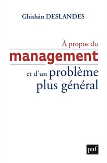 Front cover_A propos du management et d'un problème plus général