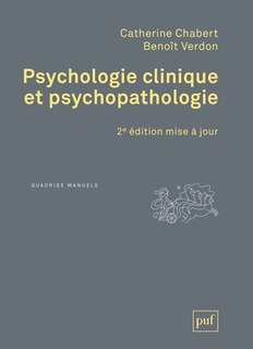 Front cover_Psychologie clinique et psychopathologie