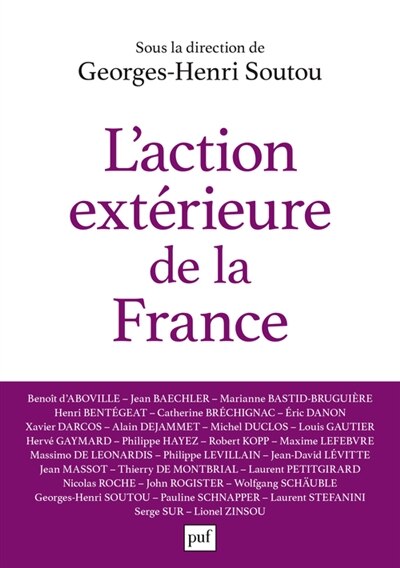 Front cover_L' action extérieure de la France