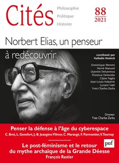 Front cover_Cités, n°88. Norbert Elias, un penseur à redécouvrir