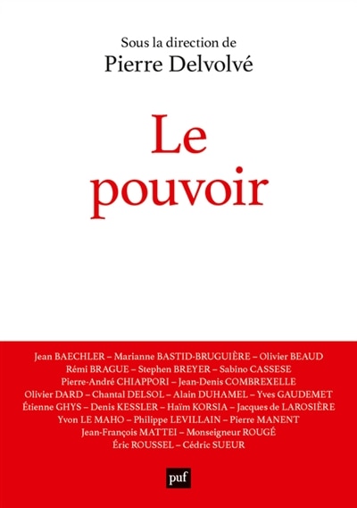 Couverture_Le Pouvoir