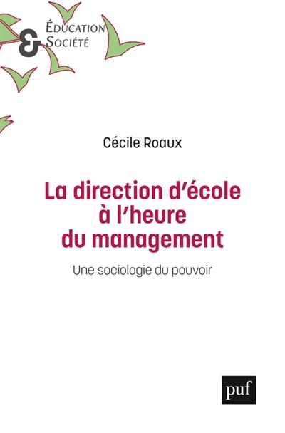 Front cover_La direction d'école à l'heure du management