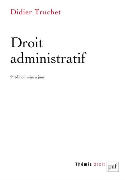 Front cover_Droit administratif