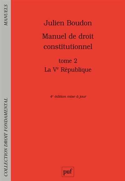 Front cover_La Ve République