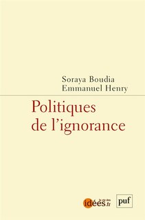 Front cover_Politiques de l'ignorance