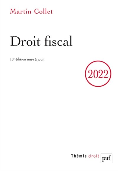Front cover_Droit fiscal 2022