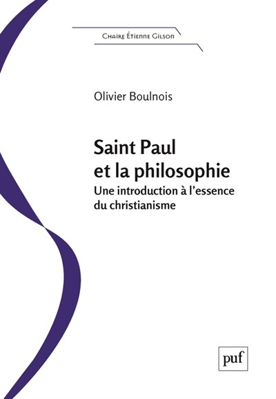 Front cover_Saint Paul et la philosophie