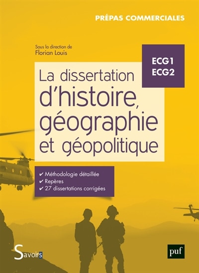 Front cover_La dissertation d'histoire, géographie et géopolitique