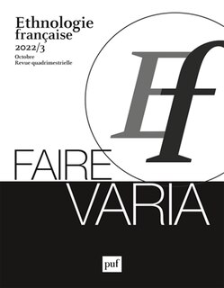 Couverture_Ethnologie française, n°3 (2022). Faire varia