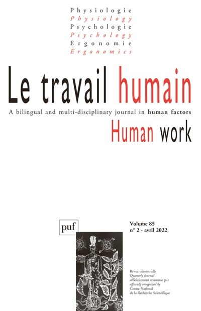 Front cover_Travail humain (Le), n°2 (2022)