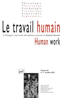 Couverture_Travail humain (Le), n°4 (2022)