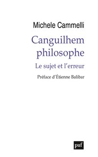 Couverture_Canguilhem philosophe