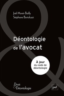 Couverture_Déontologie de l'avocat