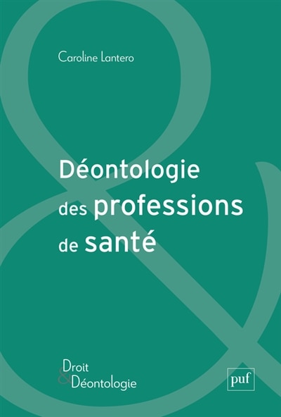 Front cover_Déontologie des professions de santé