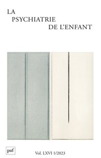 Front cover_Psychiatrie de l'enfant (La), n°1 (2023)