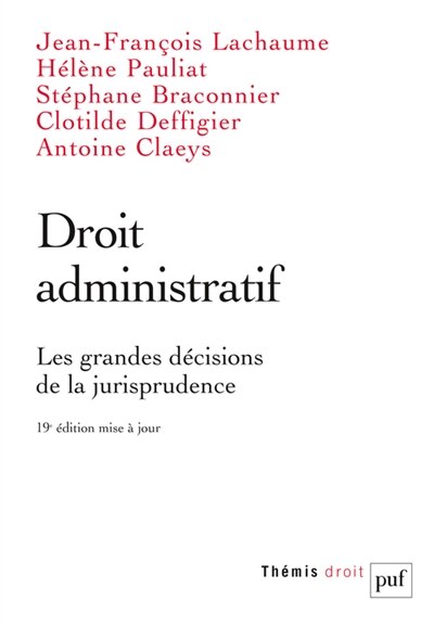 Front cover_Droit administratif