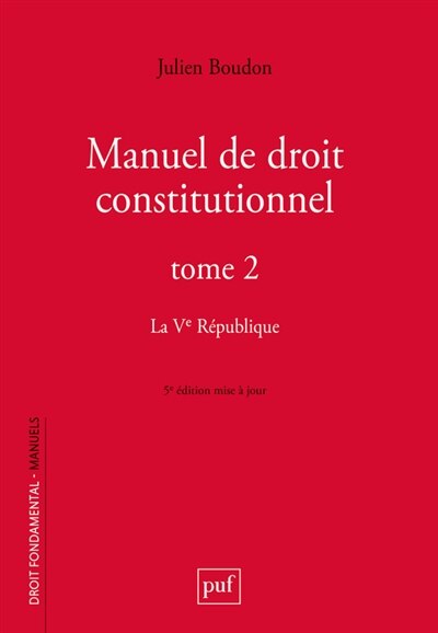 Front cover_La Ve R&eacute;publique