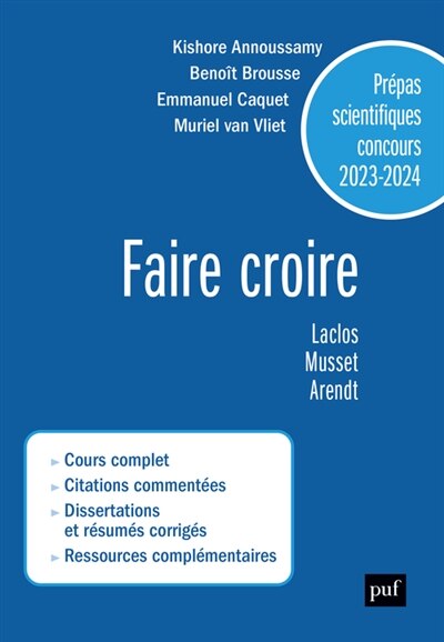 Front cover_Faire croire