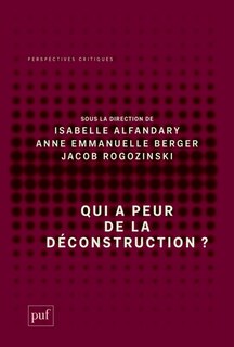 Front cover_Qui a peur de la déconstruction ?
