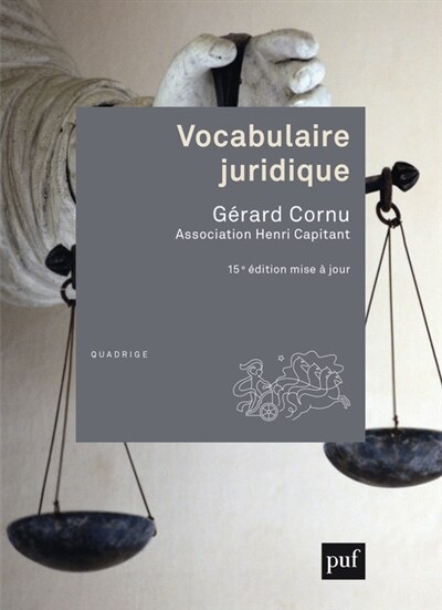 Front cover_Vocabulaire juridique