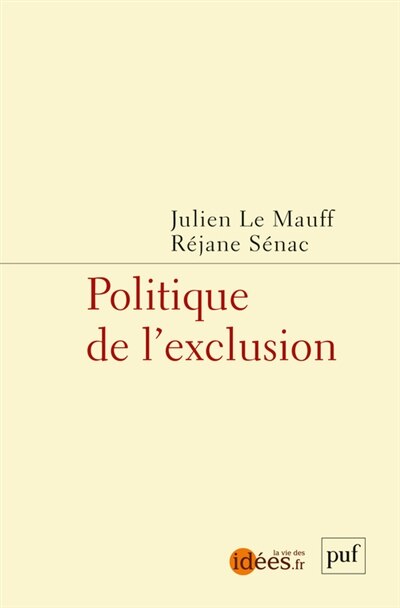 Couverture_Politique de l'exclusion