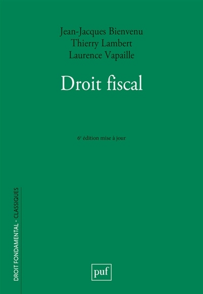 Front cover_Droit fiscal