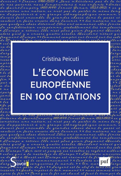 Front cover_L' économie européenne en 100 citations