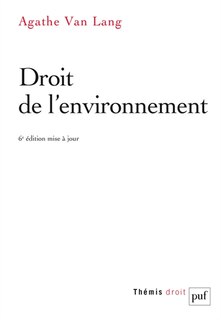 Front cover_Droit de l'environnement
