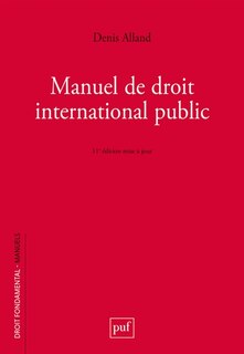 Couverture_Manuel de droit international public