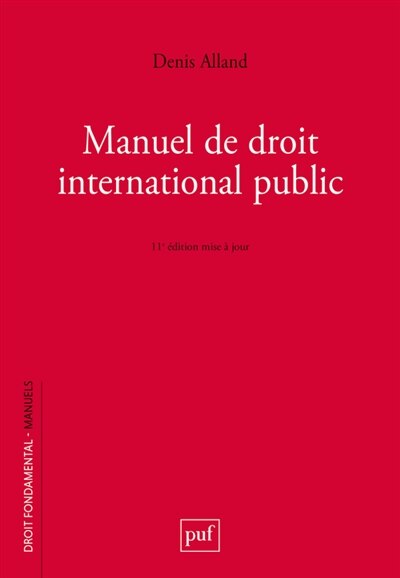 Couverture_Manuel de droit international public