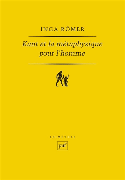 Front cover_Kant et la métaphysique pour l'homme