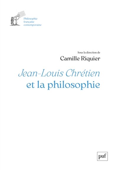 Couverture_Jean-Louis Chrétien et la philosophie