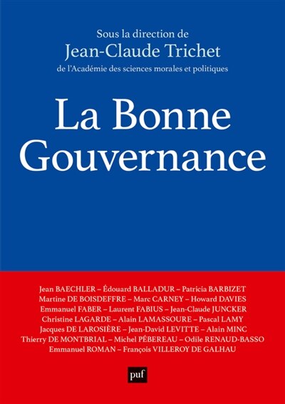 Couverture_La bonne gouvernance