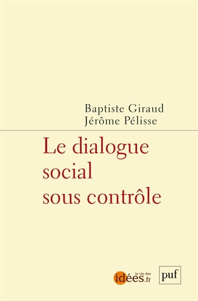 Front cover_Le dialogue social sous contrôle