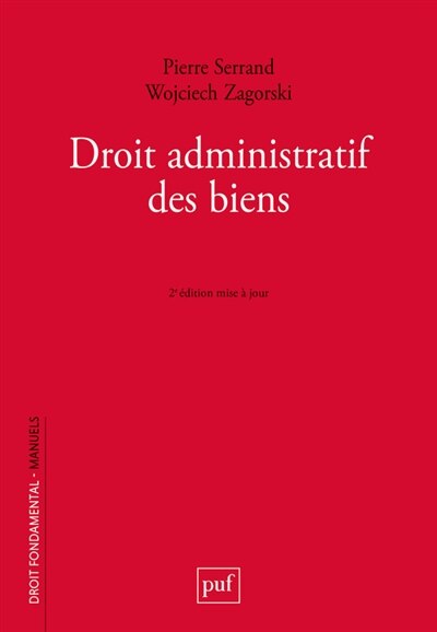 Front cover_Droit administratif des biens