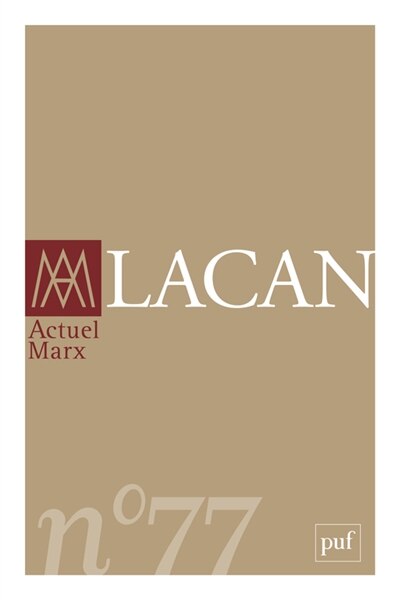 Front cover_Actuel Marx, n&deg;77. Lacan
