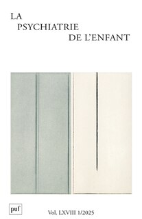 Couverture_Psychiatrie de l'enfant (La), n&deg;1 (2025)