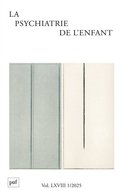 Couverture_Psychiatrie de l'enfant (La), n&deg;1 (2025)