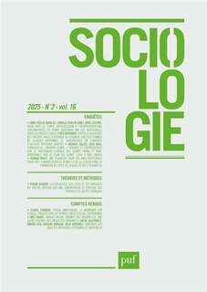 Front cover_Sociologie, n°2 (2025)