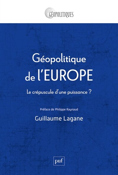 Front cover_Géopolitique de l'Europe