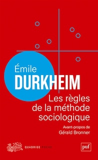 Couverture_Les r&egrave;gles de la m&eacute;thode sociologique