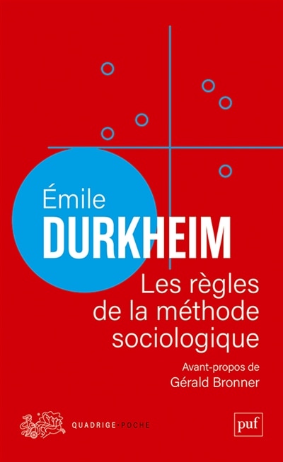 Couverture_Les r&egrave;gles de la m&eacute;thode sociologique