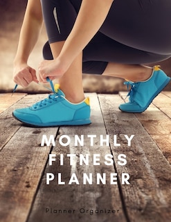 Front cover_Monthly Fitness Planner - Professional Quality Design.