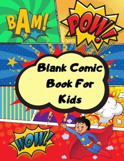Front cover_Blank comic book for kids