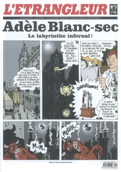 Front cover_Etrangleur (L'), Adèle Blanc-sec, n°3. Le labyrinthe infernal : 3e partie