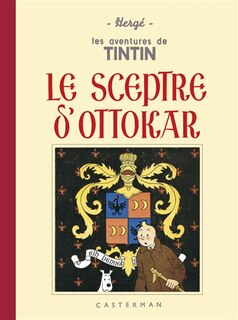 Tintin 10 le sceptre d'Ottokar petit format noir & blanc