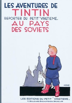 Tintin 01 Tintin au pays des Soviets petit format noir & blanc facsimilé